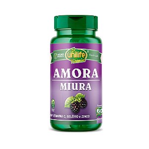 Amora Miura com vitaminas Unilife 60 cápsulas