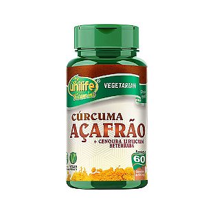 Açafrão (Cúrcuma) Unilife 60 Cápsulas