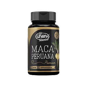 Maca Peruana Premium 100% Pura Unilife 60 cápsulas