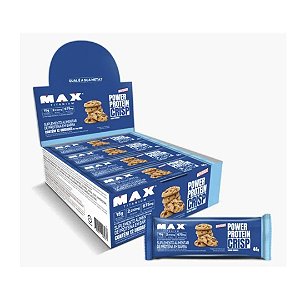Power Protein Crisp - Max Titanium Cookies - 12 unidades de 44g