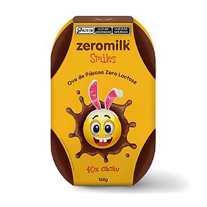 OVO ZEROMILK SMILES 40% CACAU 160G