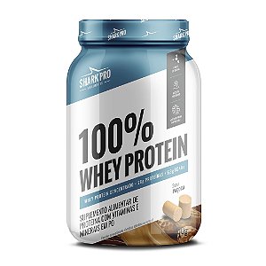 Whey 100% Concentrado Shark Pro Paçoca Pote 900g