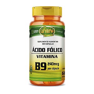 UNILIFE VITAMINA B9 AC FOLICO 60 CPS