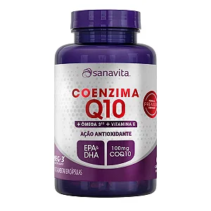 SANAVITA COENZIMA Q10+OMEGA 3+VITAMINA E C/60