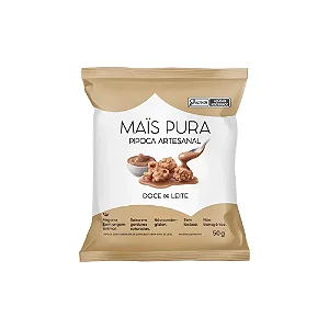 MAIS PURA 50G PIPOCA ARTESANAL DOCE DE LEITE