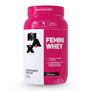 Femini Whey 900g - Chocolate -  Max Titanium