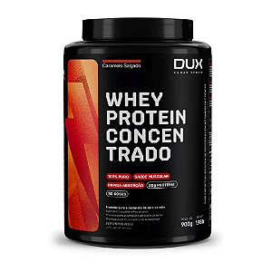 Whey Protein Concentrado Caramelo Salgado Pote 900g Dux