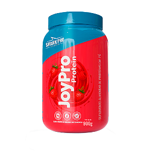 Whey Protein Joypro Pote 900g Iogurte De Morango Com Framboesa Shark Pro