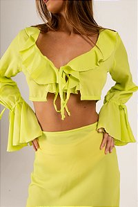 Cropped Antúrio Verde