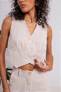 Colete de Alfaiataria Nude