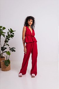 Calça de Linho Cherry