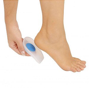 Calcanheira De Silicone com Ponto Azul 1002 Orthopauher