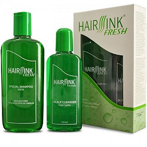 Hair Sink Fresh Tratamento Antiqueda de cabelos Shampoo 240ml e Tônico Capilar 140ml Hairsink