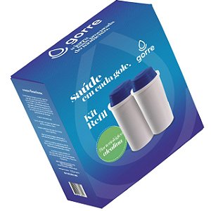 Kit c/ 2 Filtros Bacteriológicos p/ Jarra de Água Alcalina+Minerais
