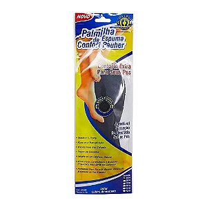 Palmilha de Espuma Confortpauher Preto AC060 Orthopauher