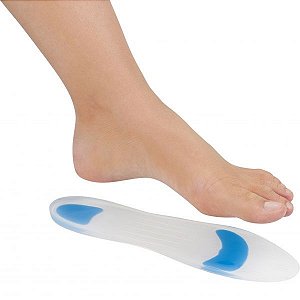 Palmilha De Silicone Com Ponto Azul Action Sport 310
