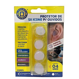 Protetor De Ouvido De Silicone Moldável 4040 Orthopauher