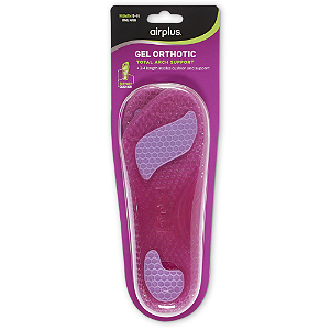 Palmilha Airplus Gel Orthotic Feminino 34 a 41 Chantal