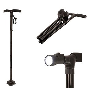 Bengala Ortopédica 4 em 1 com luz  Orthopauher AC3200