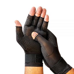 Luvas de compressão com cobre para artrite e tendinite Cop30