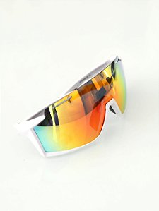 Óculos de Sol Aspen Branco lente vermelha