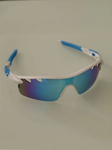 Óculos de Sol Esportivo GTX Branco e Azul