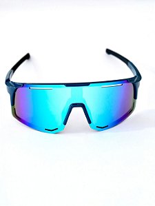 Óculos de Sol Esportivo Momentum Azul Petróleo