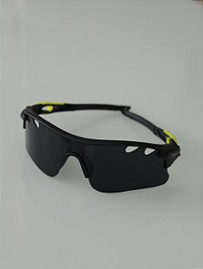 Óculos de Sol Esportivo Preto com Verde