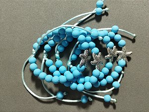 Pulseira Estrela do Mar Azul