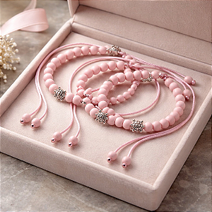 Pulseira De Tartaruga Rosa