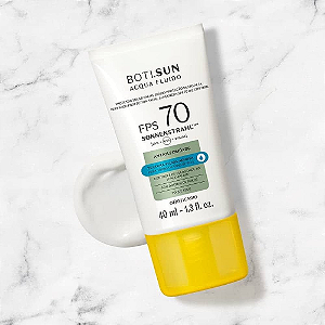 Protetor Solar Facial Antioleosidade FPS70 Boti.Sun Acqua Fluido 40ml