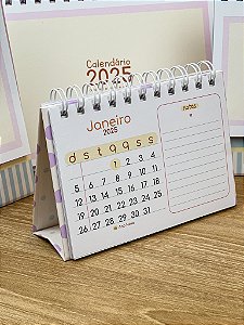 Calendário De Mesa 2025 - 10x15cm horizontal