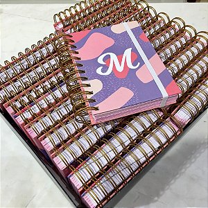 Agenda 2025 com horário personalizada com nome