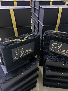 10 Caixa Maleta Pelúcia SEM CORRENTE - 17X14X5