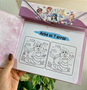 Caderno de Desenho com Estojo Personalizado