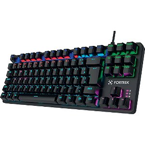 Teclado Gamer Mecânico RGB Rainbow | Fortrek Black Hawk Compact