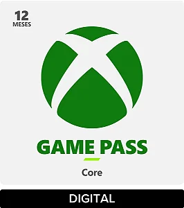 Xbox Game Pass Core 12 meses assinatura (Digital)
