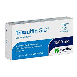 Trissulfin SID 1600mg para Cães e Gatos