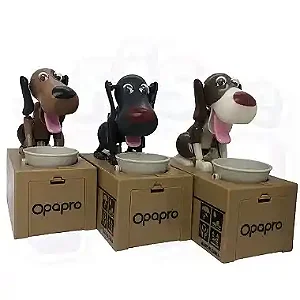 Mini Cofre Cachorrinho Come Moedas – Economia Divertida para Todas as Idades!