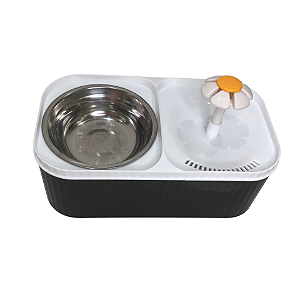 Fonte de Água com Tigela para Gatos
