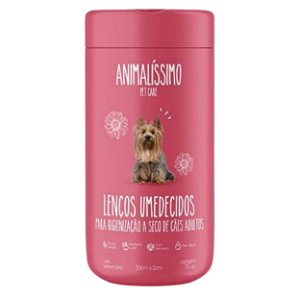 Lenços Umedecido Fêmea para Higienização a Seco Animalíssimo