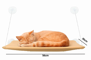 Cama Suspensa com Ventosa pra Gatos