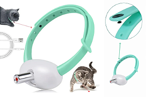 Coleira para Gato com Laser Interativo