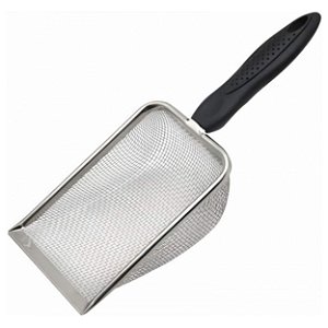 Pá Higiênica de Inox para Areia de Gatos Animalíssimo