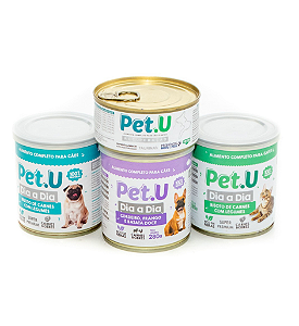 Ração Úmida Pet.U Dia a Dia para Cães Adultos | Sabores Variados