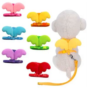 Coleira Asinhas de Anjinho para Gato Peitoral com Guia EL-P520