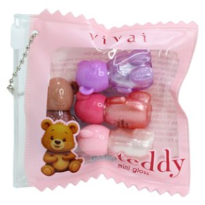 Mini Gloss Ursinho Teddy com 4 3332.1.1