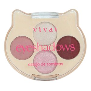 Sombras Gatinho Estojo 4 Cores Vivai 4126.1.1