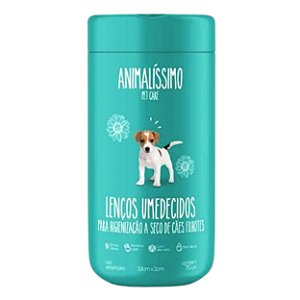 Lenços Umedecido Filhotes para Higienização a Seco Animalíssimo