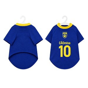 Roupinha para Cachorro Copa do Mundo Cãomisa 10